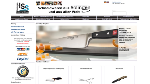 Haushaltswaren Online-Shop Schneidwaren Schneidwaren Schneidwaren Stahlwaren