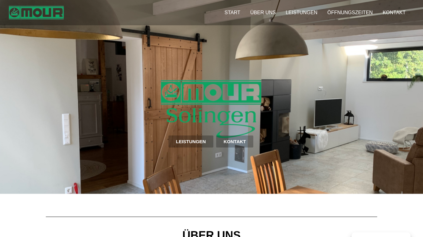 Website-Vorschau von Tischlerwerkstätte Mour GmbH