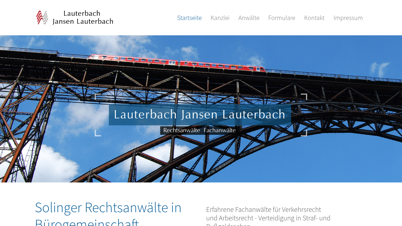 Website-Vorschau des Unternehmens